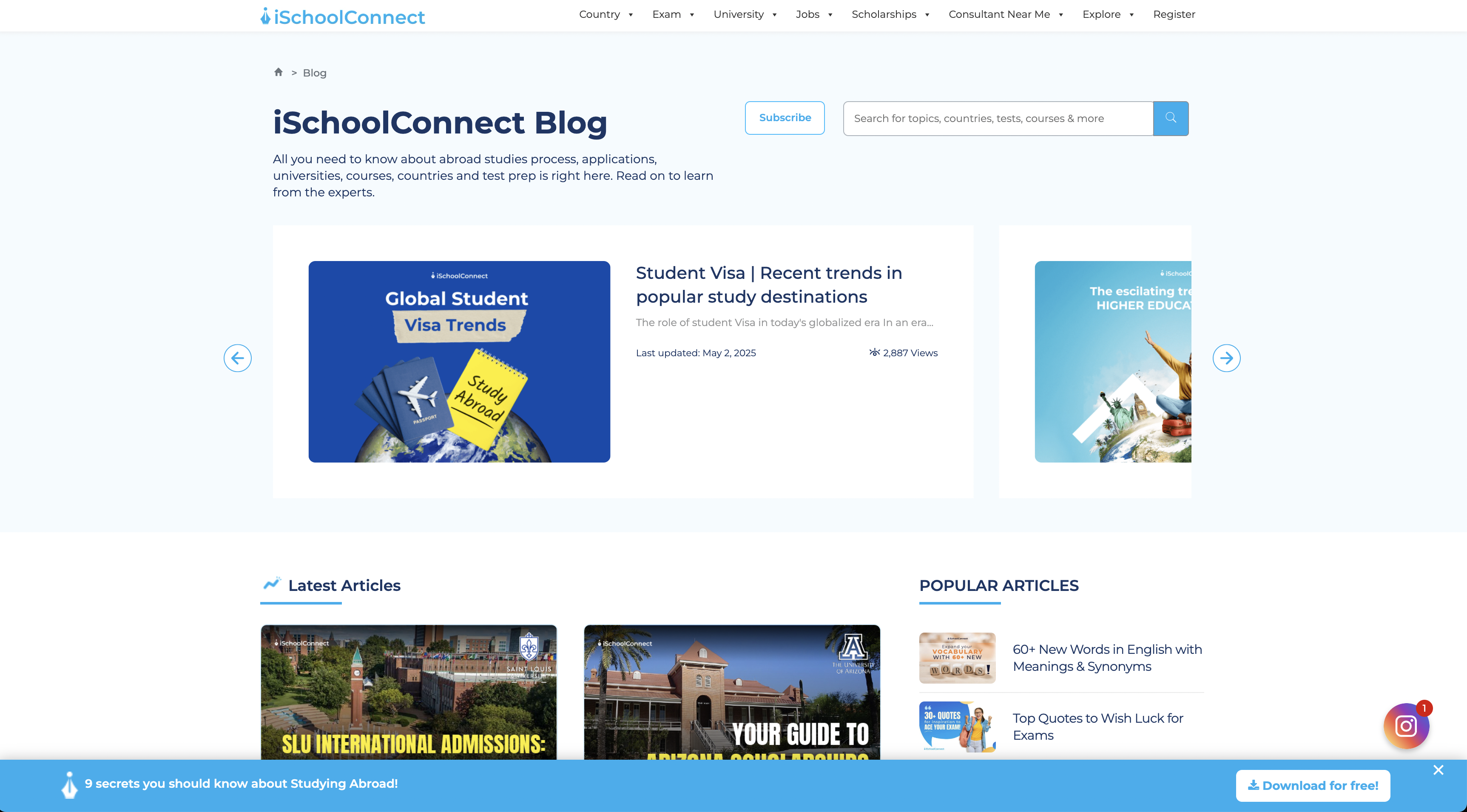 iSchoolConnect Blog & Scholarship